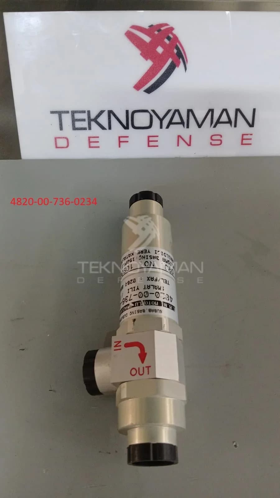 Valves, Nonpowered — NSN 4820-00-736-0234